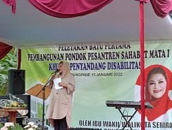 Wawali Mbak Ita Hadiri Peletakan Batu Pertama Pembangunan Ponpes Sahabat Mata I Mijen