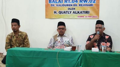 Quatly Hadiri Syukuran Peresmian Balai Warga di Sukoharjo