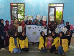 Ramaikan Kegiatan Expo Desa Bejen, Mahasiswa KKN UNNES Lakukan Pelatihan Pembuatan Eco Print