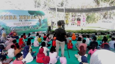 Semarak Hari Hutan Internasional, Pinusia Park Semarang Gelar Lomba Mewarnai untuk Anak