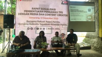 Gandeng Pegiat Media dan Conten Creator, Bawaslu Jateng Sosialisasikan Pengawas TPS
