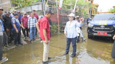 Wali Kota Semarang Tinjau Dampak Rob di Tambakrejo, Siap Bantu BBWS Atasi Rembesan Air Laut