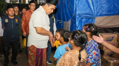 Wagub Jateng Taj Yasin meninjau pembangunan Huntara Tegal untuk korban tanah gerak Jatinegara.