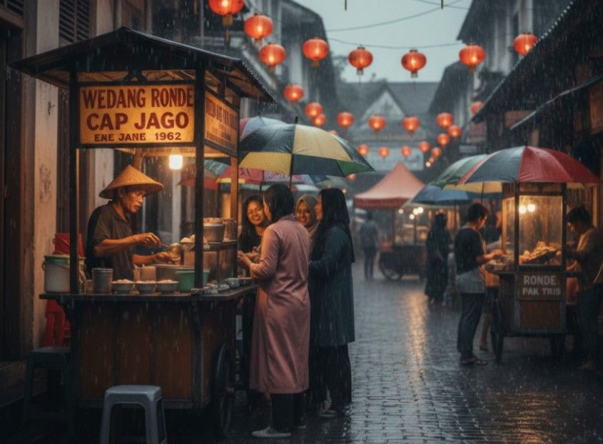 Meskipun Anda tidak melampirkan gambarnya secara langsung di sini, saya bisa membuatkan format metadata WordPress yang optimal dengan asumsi gambar tersebut menampilkan semangkuk Wedang Ronde hangat dengan kepulan asap, berisi bola ketan, kacang sangrai, dan kuah jahe, dengan nuansa malam/kaki lima. Detail ini dirancang khusus untuk memperkuat SEO On-Page pada artikel yang baru saja kita buat. Silakan copy-paste ke kolom Media Library di dashboard WordPress Anda: 1. Metadata Gambar WordPress (SEO Optimized) Teks Alt (Alt Text): Semangkuk Wedang Ronde Semarang hangat dengan kuah jahe, bola ketan kenyal, dan taburan kacang sangrai saat hujan malam.