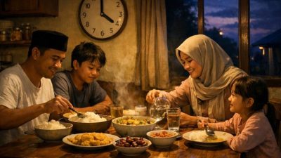 Ilustrasi Menu Sahur Agar Tidak Cepat Lapar dengan protein dan serat ala dr Tirta