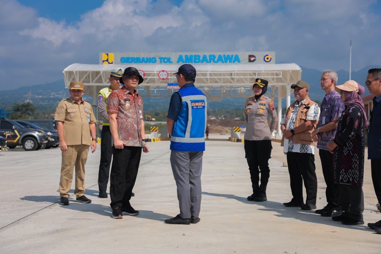 Gubernur Ahmad Luthfi dan Dishub Jateng meninjau persiapan Exit Tol Bawen untuk Mudik Lebaran 2026.