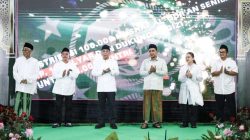 Wagub Jateng Taj Yasin saat peluncuran Program AGUS PBNU dan Program Gizi Nasional di Semarang.