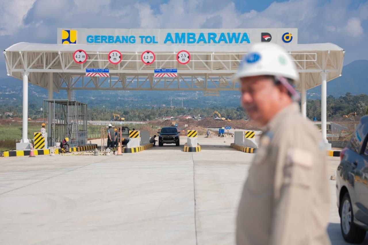 Peninjauan kesiapan aspal dan rambu di tol fungsional Bawen-Ambarawa Seksi 6.