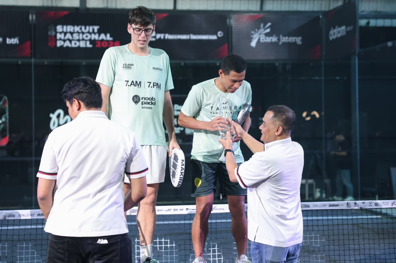 Penutupan Sirnas Padel 2026 Seri II Semarang.
