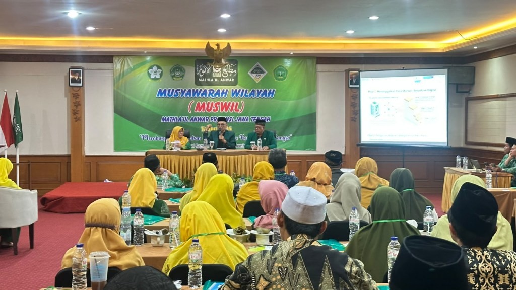 Wakil Ketua PWMA FIkri Faqih saat membuka acara Muswil PWMA Jateng di Kota Semarang, Sabtu (12/9/2026). (Foto: Ist)